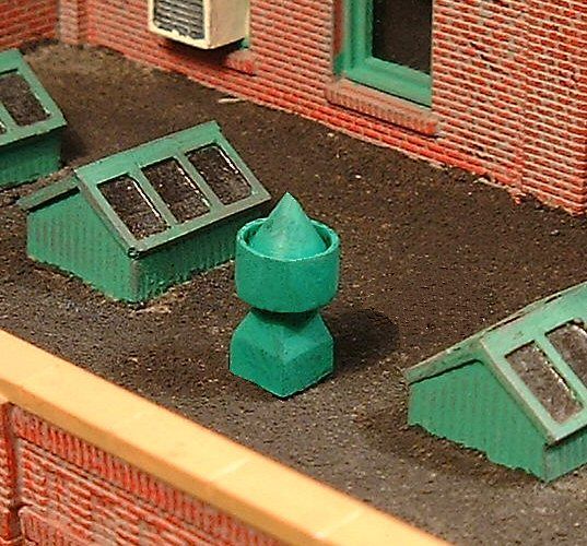 Roof Vent 4 HO – diecast model