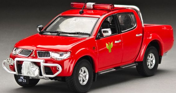 Mitsubishi L200 Macau Fire Department (Limited Edition 499pcs) 1:43 – diecast model