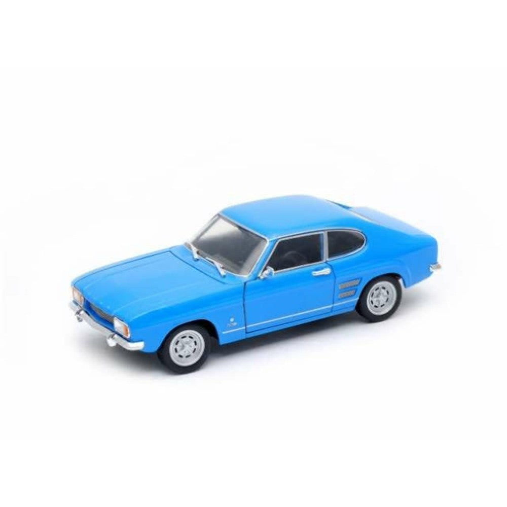 Available to Order from Supplier - 1:24 WELLY Ford Capri 1969 Light Blue W24069B