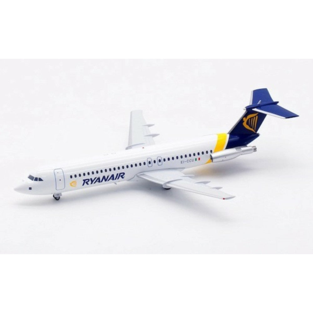 Available To Order – WB111RYANCU - 1:200 RYANAIR BAC 111-531FS ONE-ELEVEN EI-CCU WITH STAND WB MODELS Model (WB111RYANCU)