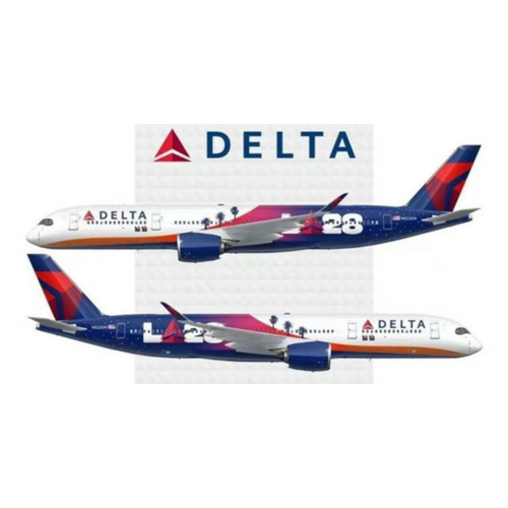THIS ITEM IS AVAILABLE TO ORDER FROM OUR SUPPLIER - 1/400 WB MODELS WB4041 N522DZ DELTA AIR LINES AIRBUS A350-941 LA28 DETACHABLE GEAR