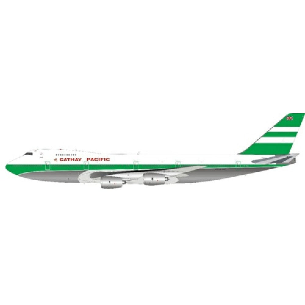 THIS ITEM IS AVAILABLE TO ORDER FROM OUR SUPPLIER - 1:200 WB MODELS WB7472028P 747-200 CATHAY PACIFIC POLISHED VR-HIA WITH STAND