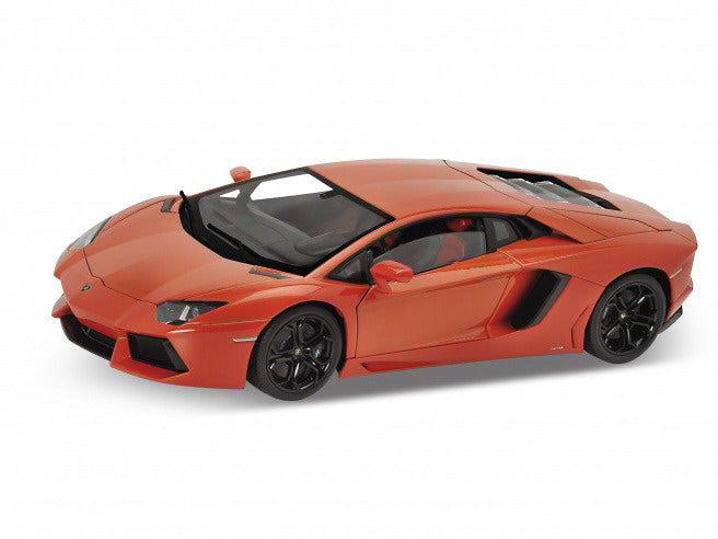 Available To Order – Lamborghini Aventador LP700-4 - Orange 1:18 Welly Model (WEL 18041O)