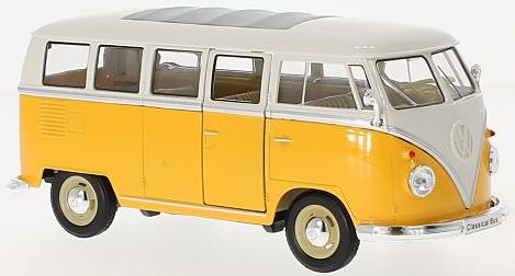 Available to Order – VW T1 Bus 1962 - Yellow/White (1:24) 1:24 (WEL 22095Y)