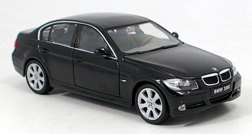 BMW 330i 2005 - Black 1:24 Welly Model