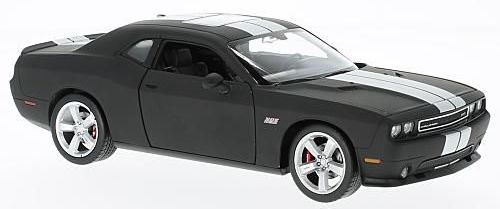 Available To Order – Dodge Challenger SRT - Matt black 1:24 (WEL 24049K)