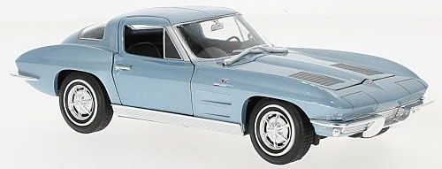 Available To Order – Chevrolet Corvette, blue 1963 1:24 Welly Model (WEL 24073B)