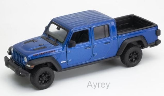 Available to Order – Jeep Gladiator Blue 2020 1:24 (WEL 24103B)