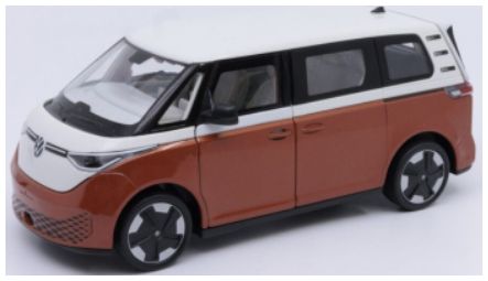 Available To Order – VW ID.BUZZ Orange/White (w/Windows) 1:24 Welly Model (WEL 24119OW)