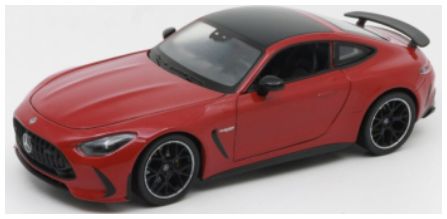 Available To Order – Mercedes AMG GT Red/Black 1:24 Welly Model (WEL 24132R)
