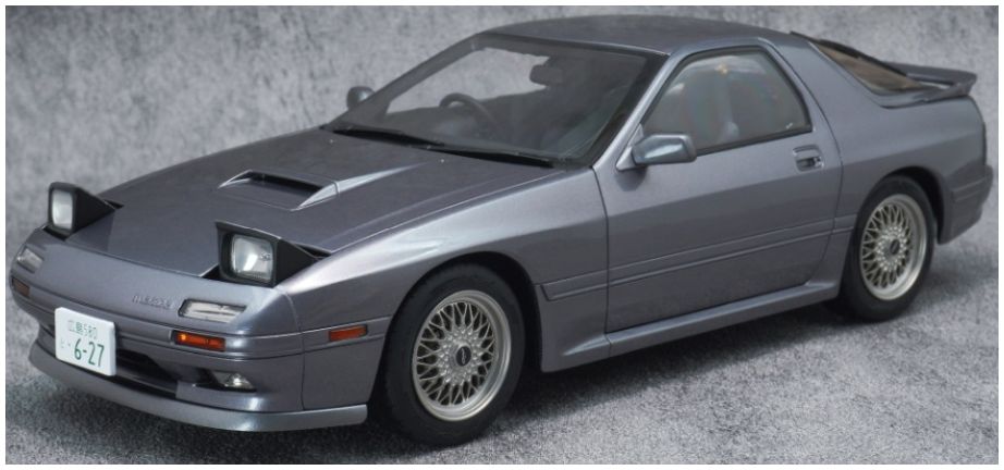 Available to Order – Mazda Savanna RX-7 Infini (FC3S) Grey (Limited Edition) 1:18 (WHE 180401)