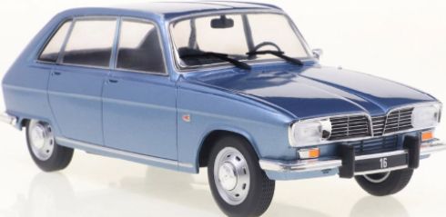 Available To Order – Renault 16 Metallic Light Blue 1965 1:24 Whitebox Model (WHI 124175)