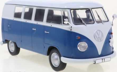 Available To Order – VW T1 White/Blue 1960 1:24 Whitebox Model (WHI 124179)