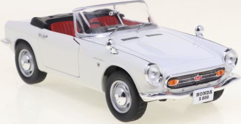 Available To Order – Honda S800 White 1966 1:24 Whitebox Model (WHI 124184)