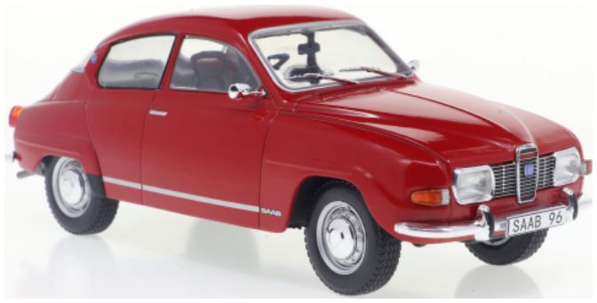 Available to Order – Saab 96 V4 Red 1970 1:24 (WHI 124220)