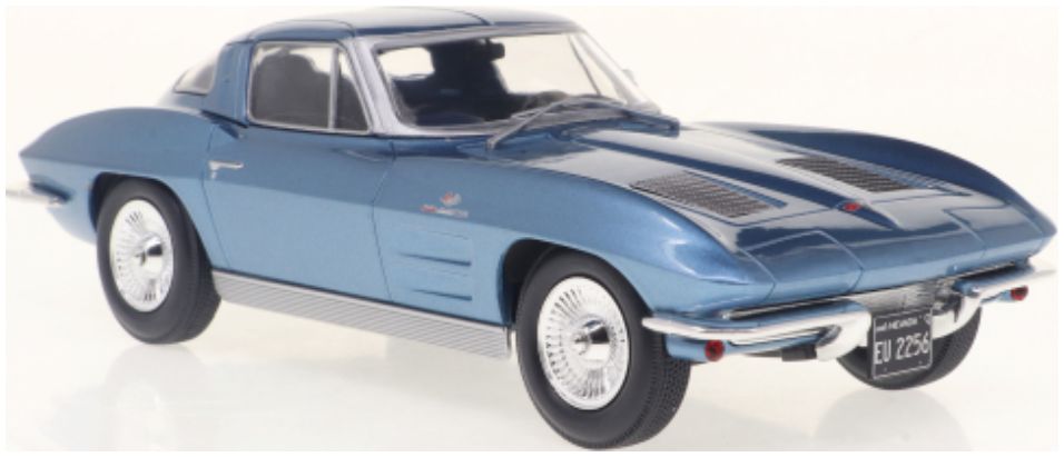Available To Order – Chevrolet Corvette (C2) Light Blue 1:24 (WHI 124232)
