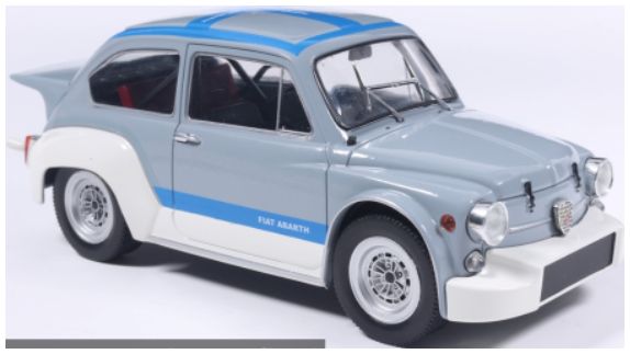 Available To Order – Fiat Abarth 1000 Gr.2 Grey/Blue 1970 1:24 (WHI 124268)