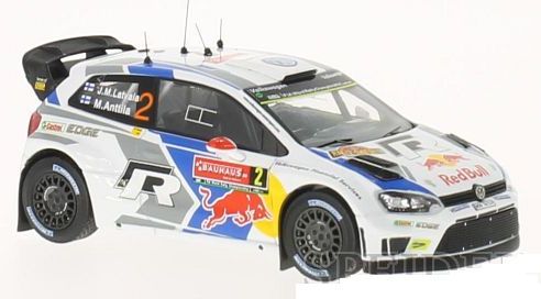Available To Order – VW Polo R #2 Rallye Sweden 2014 1:43 Whitebox Model (WHI R024)
