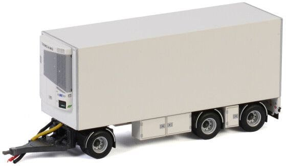 Available To Order – Turntable Drawbar Fridge Trailer 3 Axle 'White Line' 1:50 (WSI 03-2028)