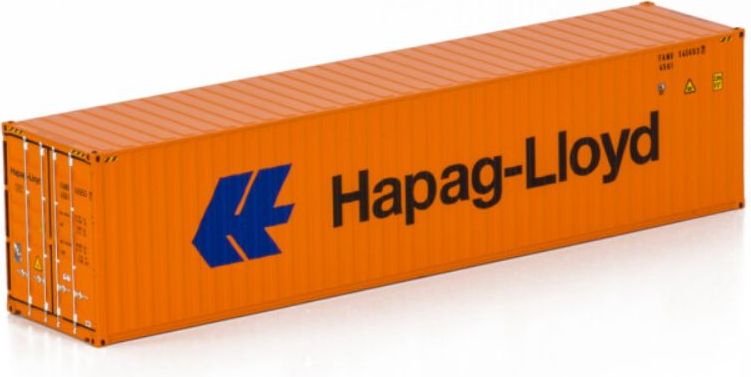 Available To Order – Hapag Lloyd 40ft Container Premium Line 1:50 (WSI 04-2134)