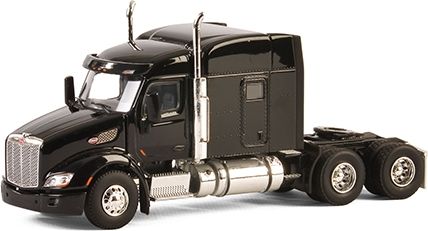 Peterbilt 579 6x4 Black USA Basic Line 1:50 WSI Models Model