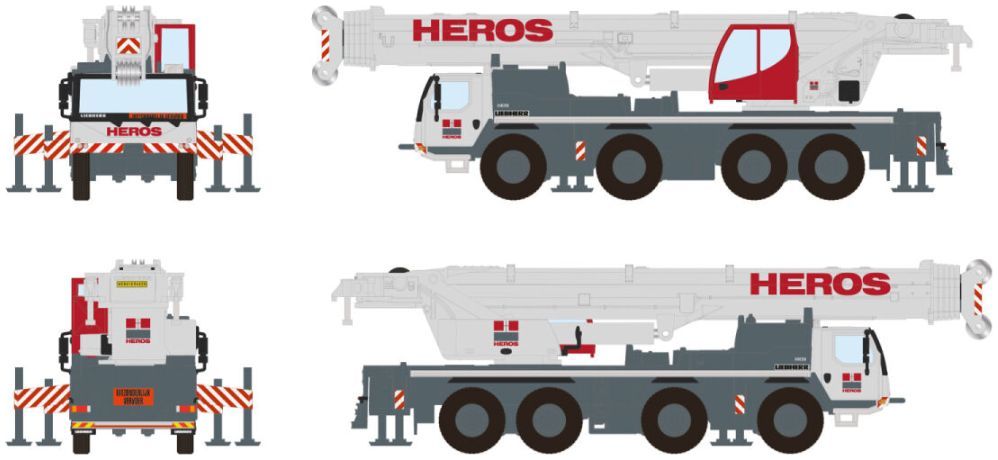 Liebherr LTM 1120-4.1 Heros 1:87 WSI Models Model