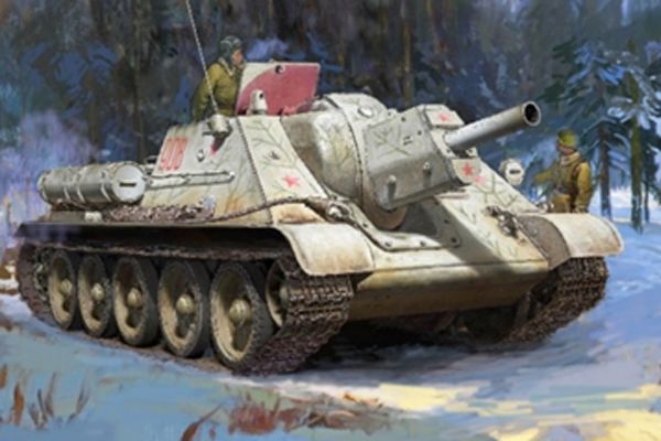 Available To Order – SU-122 Self Propelled Gun 1:35 Zvezda Model (ZVE 3691)