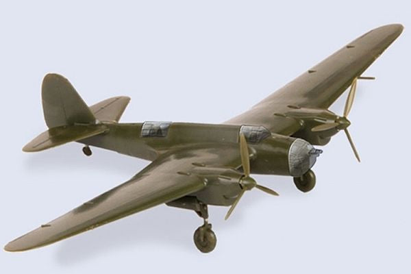 Available To Order – Soviet Bomber SB-2 1:200 Zvezda Model (ZVE 6185)