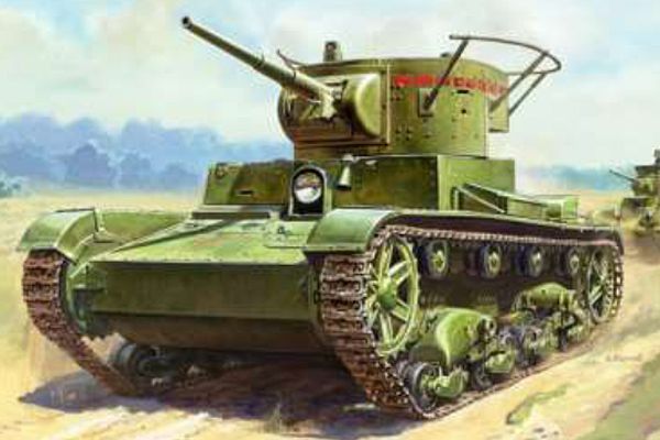 Available To Order – T-26 Mod. 1933 1:100 Zvezda Model (ZVE 6246)