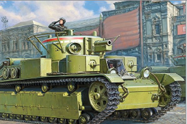 Available To Order – T-28 Soviet Tank 1:100 Zvezda Model (ZVE 6247)