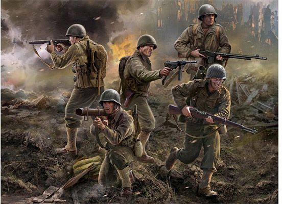 Available To Order – US Infantry WWII 1:72 Zvezda Model (ZVE 6278)