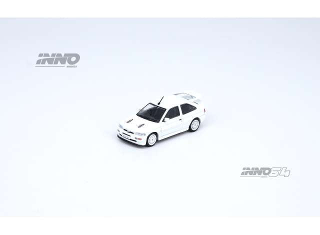 Available To Order – Ford Escort RS Cosworth White RHD 1:64 Inno64 Model (IN64FERSWHI-R)