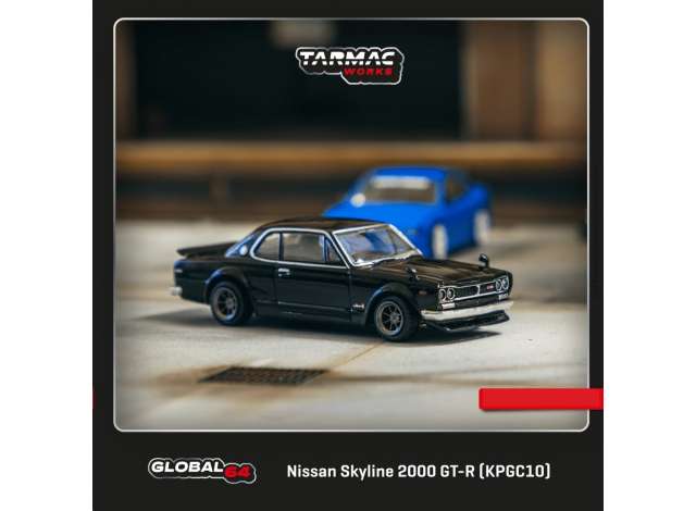 1:64 TARMAC TC-T64G043BK NISSAN SKYLINE 2000 GT-R KPGC10, BLACK