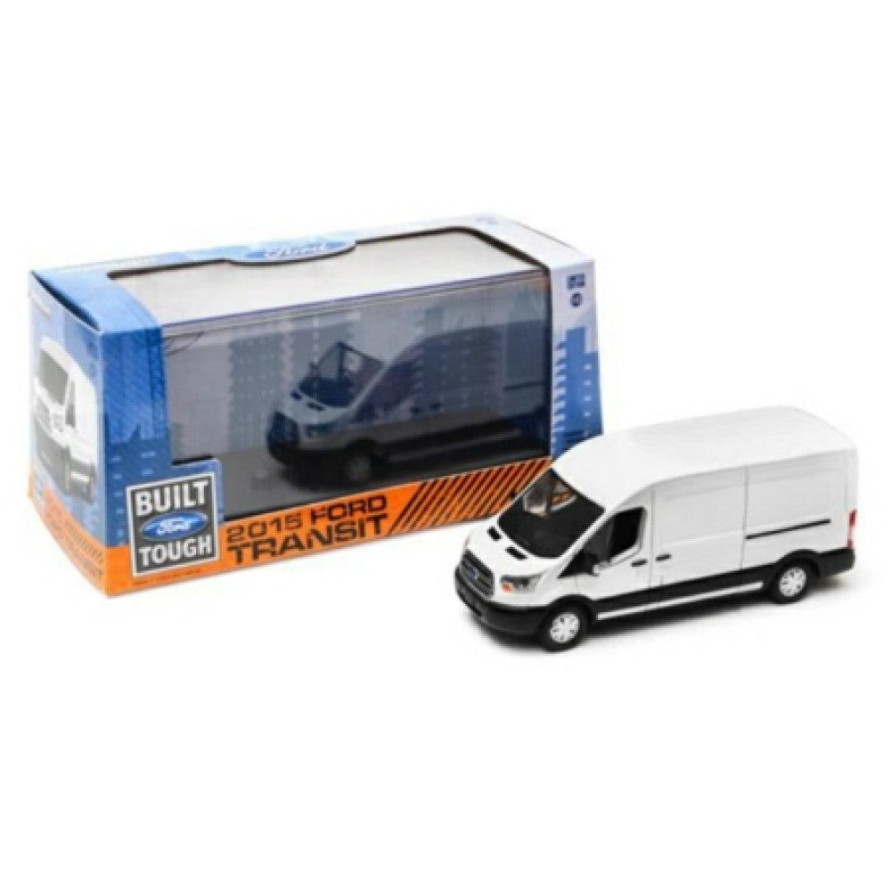 1:43 GREENLIGHT 86039 2015 FORD TRANSIT (V363) - WHITE