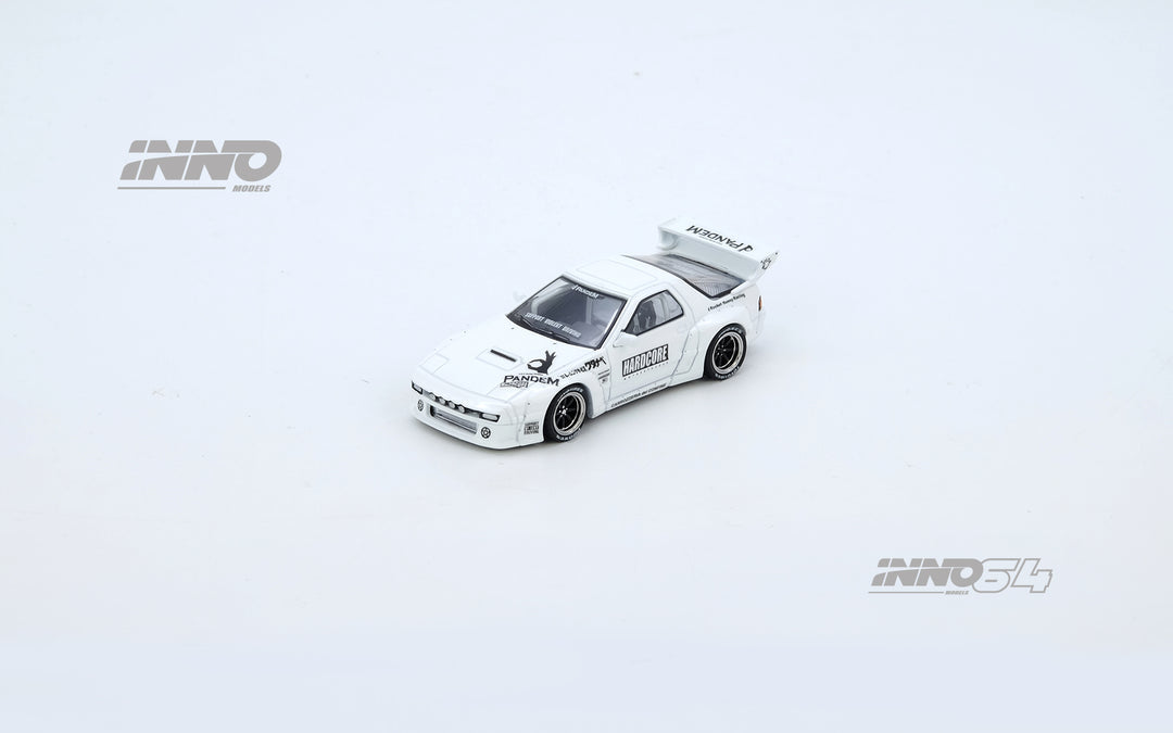 1:64 INNO64 Mazda RX-7 (FC3S) Pandem Aero Widebody Kit IN64-RX7FCP-WHI1