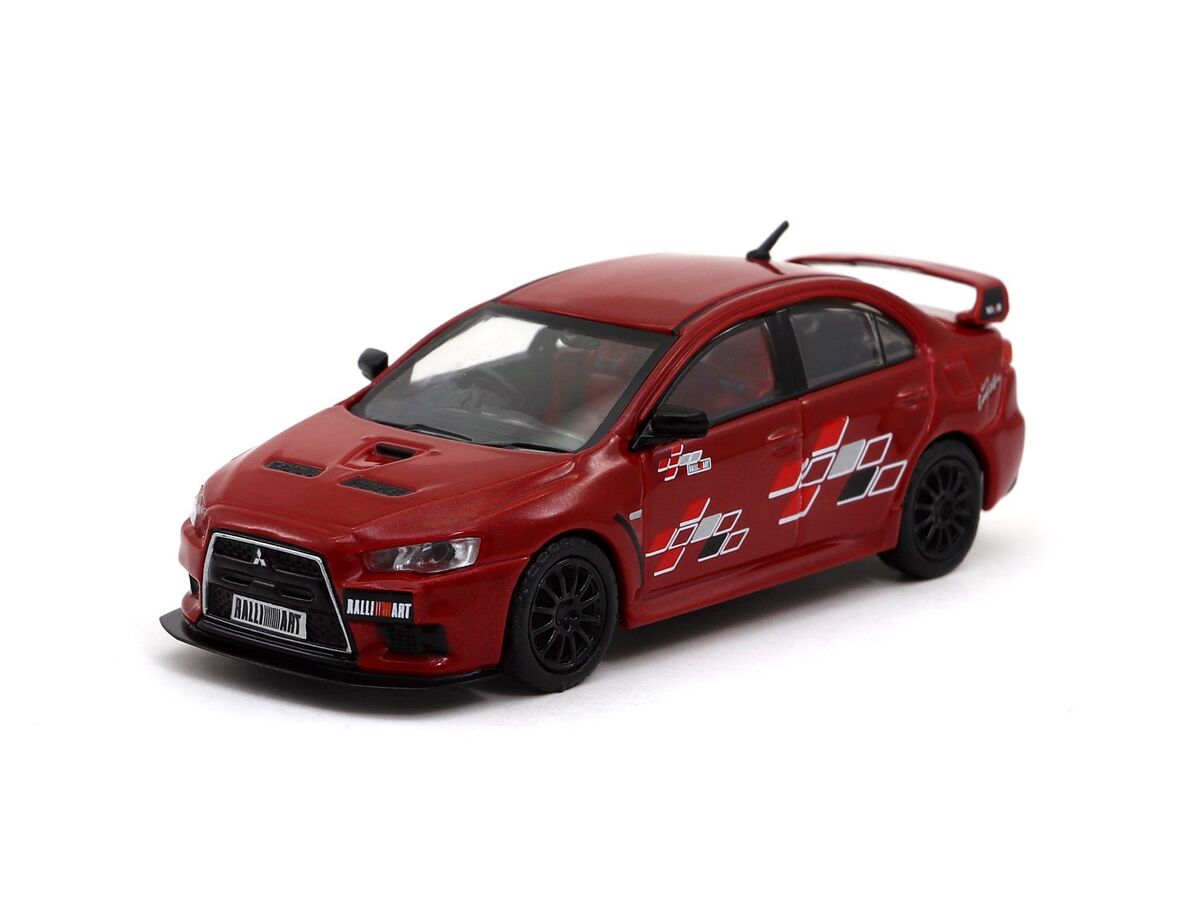 Mitsubishi Lancer EVO X Ralliart - Red 1:64 Tarmac – diecast model