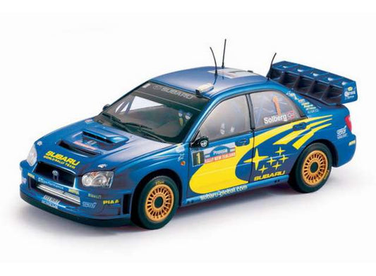 Pre-Order – 2004 Subaru Impreza WRC P.Solberg/P.Mills Winner Rally New Zealand, blue/yellow 1:18 SunStar Model (sun4368) – ETA. September 2026