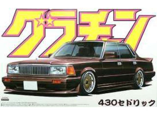 1981 Nissan Cedric (430) Gra Cham, plastic modelkit 1:24 Aoshima Model