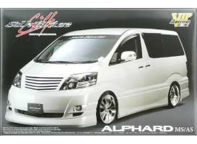#07 Toyota Alphard MS-AS Silk Blaze Late Version (Plastic modelkit) 1:24 Aoshima Model