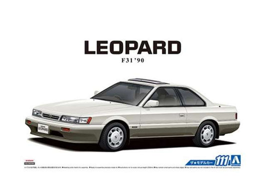 #111 1990 Nissan Leopard UF31, plastic modelkit 1:24 Aoshima Model
