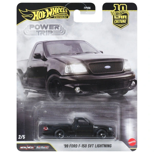 1:64 Hot Wheels Power Trip 2/5 Ford F-150 SVT Lightning JKF33