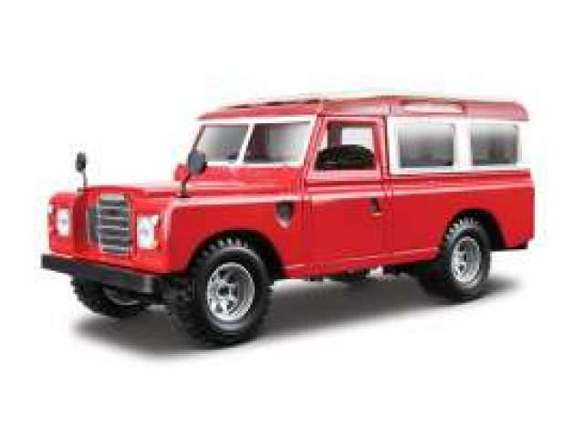 1985 Landrover 109, red 1:24 Bburago Model