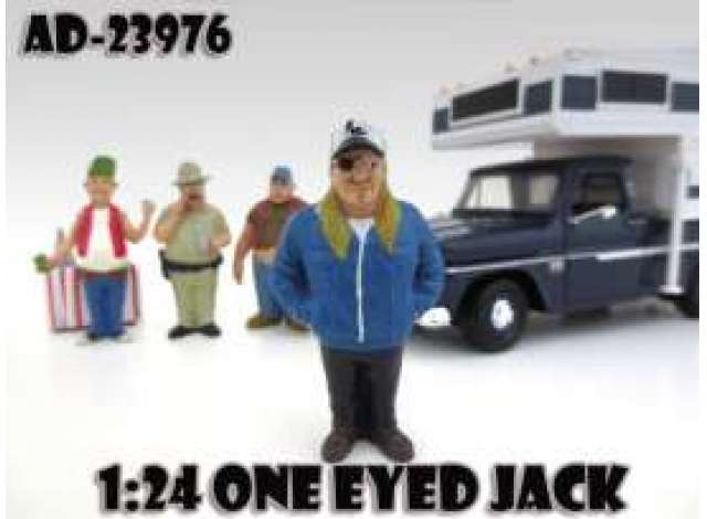 *Trailer Park* One Eyed Jack (Caravan Not included, you buy 1 figure). 1:24 American Diorama Model