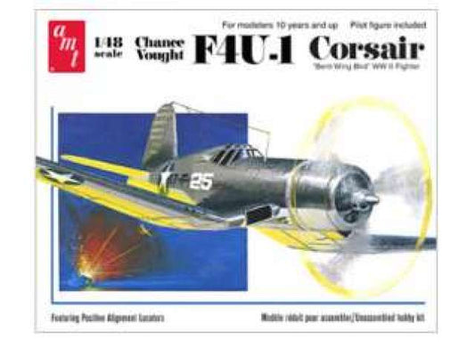 Change Vought F4U-1 Corsair Fighter Plane, plastic modelkit 1:48 AMT Model