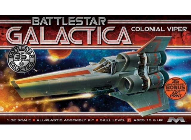Pre-Order – Battlestar Galactica Colonial Viper, plastic modelkit 1:32 Moebius Model (moes0940) – ETA. September 2026
