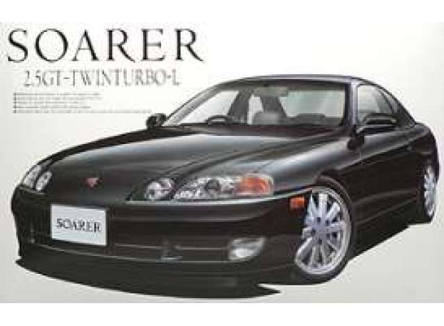 #131 Toyota SOARER JZZ30 2.5 GT TWINTURBO L, plastic modelkit 1:24 Aoshima Model