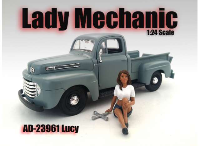 Lady Mechanic *Lucy* 1:24 American Diorama Model