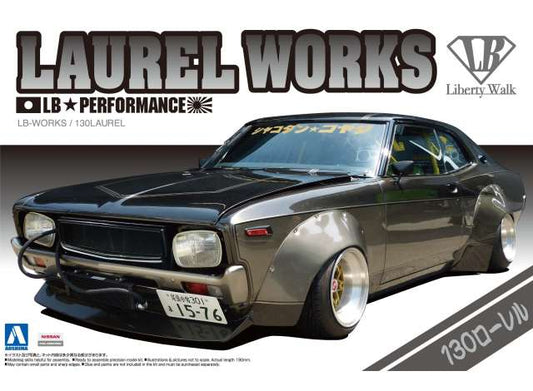 #05 Nissan LB Works 130 Laurel, plastic modelkit 1:24 Aoshima Model