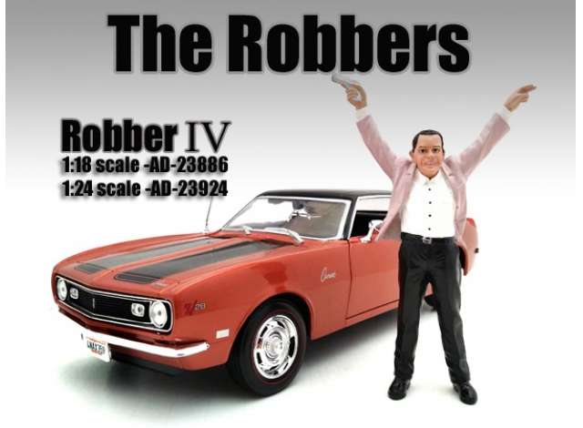 Figure *Robber IV* 1:24 American Diorama Model