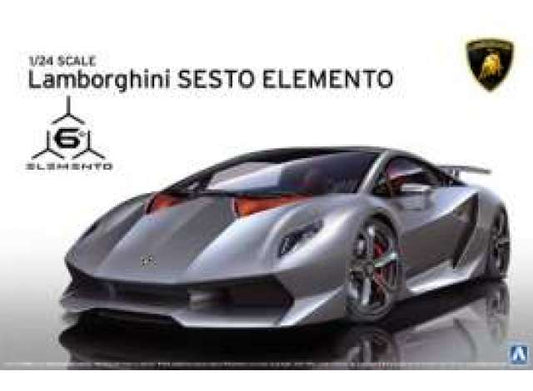 Lamborghini Sesto Elemento, plastic modelkit 1:24 Aoshima Model